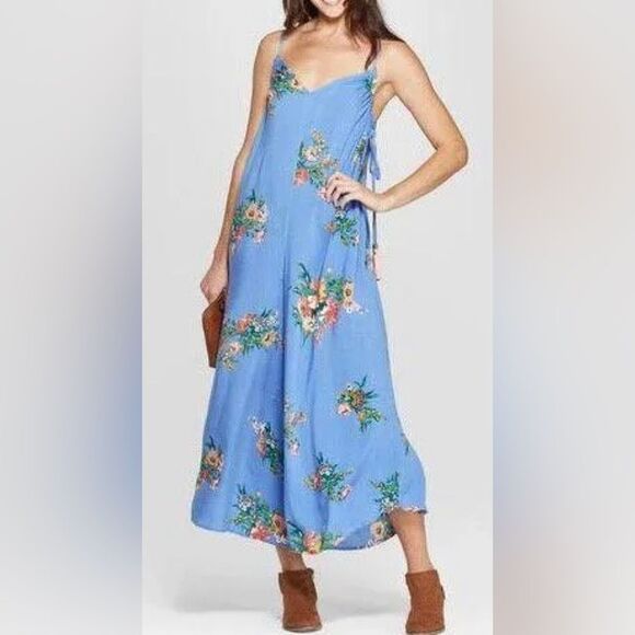 Women’s Xhilaration Wide Leg Floral Sleeveless Romper Size Medium - Picture 1 of 8